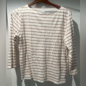 J. Crew Factory Boatneck Striped T-shirt size S